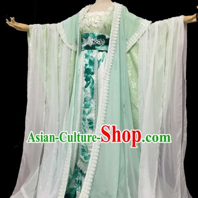 Chinese Traditional Princess Hanfu Dress Ancient Chinese Lady Costumes Complete Set for Women Girls