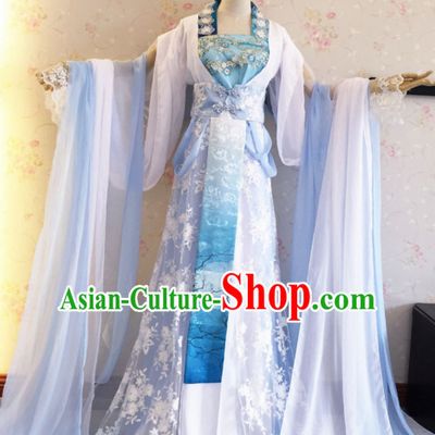 Chinese Traditional Princess Hanfu Dress Ancient Chinese Lady Costumes Complete Set for Women Girls