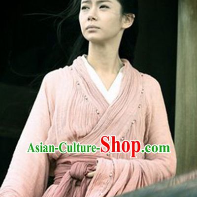 Top Chinese Ancient Guzhuang Hanfu Women's Clothing _ Apparel Chinese Traditional Dress Theater and Reenactment Costumes Complete Set