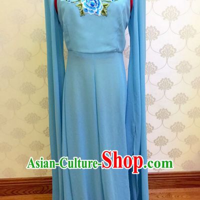 Chinese Classical Yue Opera Long Sleeves Dance Costumes Huang Mei Opera Costume Complete Set for Women Girls Children Adults