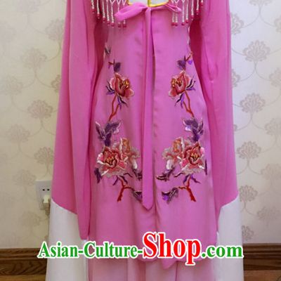 Chinese Classical Yue Opera Long Sleeves Dance Costumes Huang Mei Opera Costume Complete Set for Women Girls Children Adults