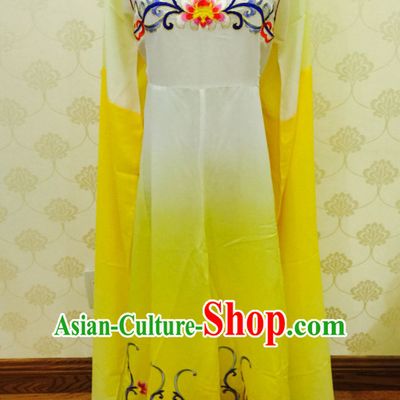 Chinese Classical Yue Opera Long Sleeves Dance Costumes Huang Mei Opera Costume Complete Set for Women Girls Children Adults