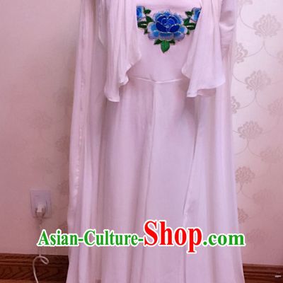 Chinese Classical Yue Opera Long Sleeves Dance Costumes Huang Mei Opera Costume Complete Set for Women Girls Children Adults