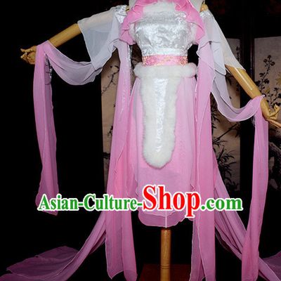 Chinese High Quality Cosplay Fairy Princess Goddness Costume Cosplay Costumes Complete Set for Women Girls Children Adults