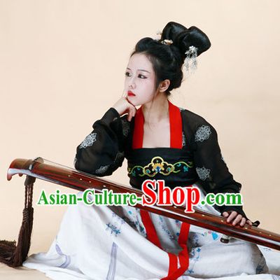 Asian Traditional High Quality Tang Fairy Princess Goddness Clothes Costume Costumes Complete Set for Women Girls Children Adults