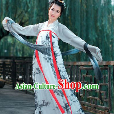Asian Traditional High Quality Hanfu Tang Dynasty Clothes Costume Costumes Complete Set for Women Girls Children Adults