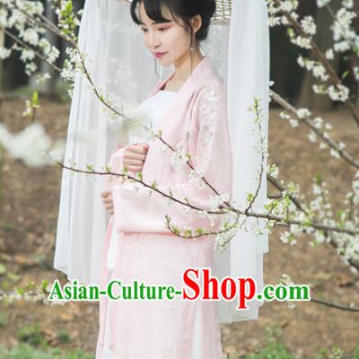 Asian Traditional High Quality Hanfu Han Dynasty Clothes Costume Costumes Complete Set for Women Girls Children Adults