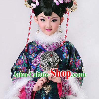 Traditional Chinese Costume Chinese Classical Clothing Princess Garment and Headpieces Complete Set for Women
