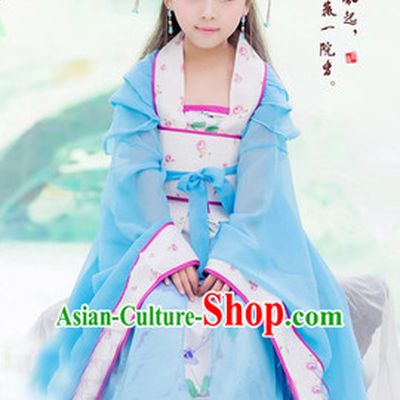 Traditional Chinese Costume Chinese Classical Clothing Princess Garment and Headpieces Complete Set for Women