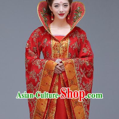 Traditional Chinese High Collar Women Clothes CLassical Dress Complete Set