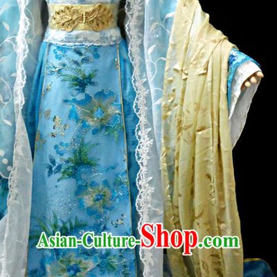 Ancient China Princess Floral Clothes Traditional Costumes High Quality Chinese National Costume Complete Set for Women