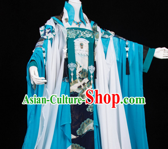 Hanzhuang Han Fu Han Clothing Traditional Chinese Dress Hanfu National Costume Complete Set for Adults or Kids