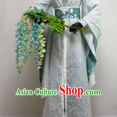Ancient Chinese Dresses Hanzhuang Han Fu Han Clothing Traditional Chinese Dress Hanfu National Costume Complete Set for Men or Boys