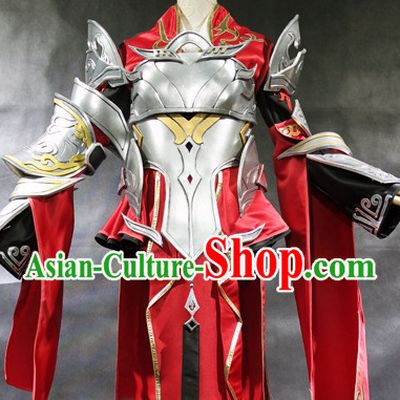 Ancient Chinese Style Halloween Superhero Armor Costumes Costume Complete Set for Women