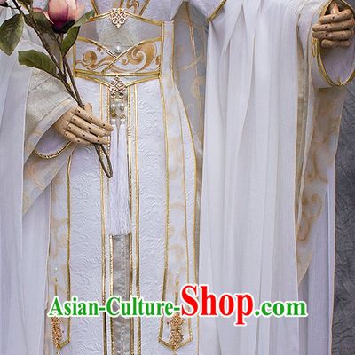 Ancient Chinese Imperial Emperor Royal Hanfu Han Fu Clothes Complete Set for Men