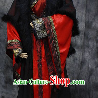Chinese Classical Emperor Imperial Dresses Hanfu Han Fu Complete Set for Men