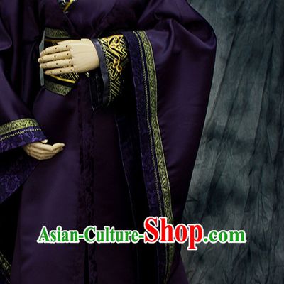 Chinese Classical Emperor Imperial Dresses Hanfu Han Fu Complete Set for Men