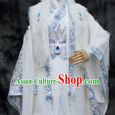 Chinese Classical Emperor Imperial Robe Clothing Hanfu Han Fu Complete Set for Men