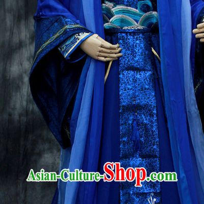 Chinese Classical Emperor Imperial Robe Clothes Hanfu Han Fu Complete Set for Men