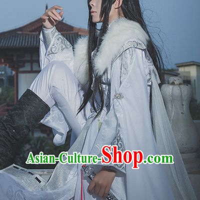Chinese Classical Emperor Imperial Robe Cosplay Clothes Hanfu Han Fu Complete Set for Men