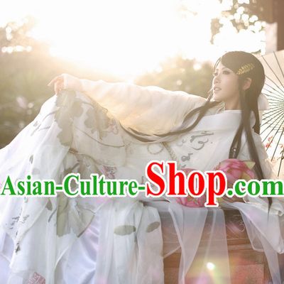 Top Chinese Ancient Artist Clothes Theater and Reenactment Costumes Complete Set for Men