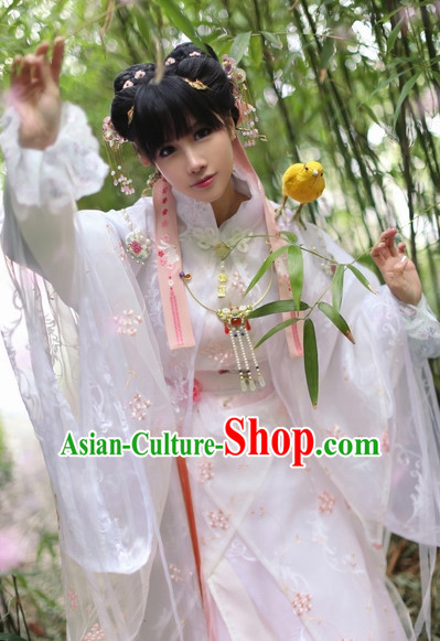 Top Chinese Ancient Costumes Theater and Reenactment Costumes and Headgear Complete Set for Women Top Chinese Ancient Costumes Theater and Reenactment Costumes and Headgear Complete Set for Women
