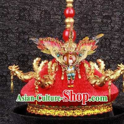 Top Handmade Chinese Ancient Imperial Empress Wedding Phoenix Hat