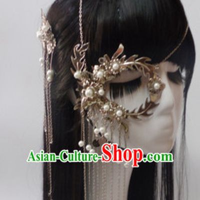 Chinese Classic Princess Fairy Headwear Crowns Hats Headpiece Hair Accessories Jewelry Set