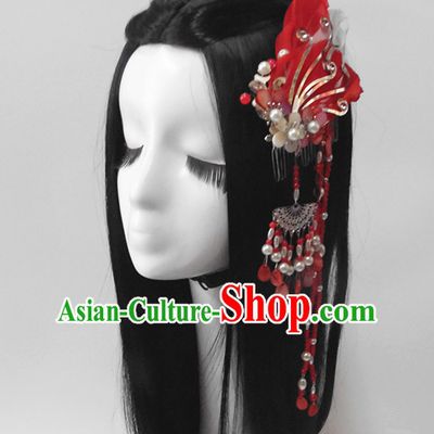 Chinese Classic Princess Fairy Headwear Crowns Hats Headpiece Hair Accessories Jewelry Set