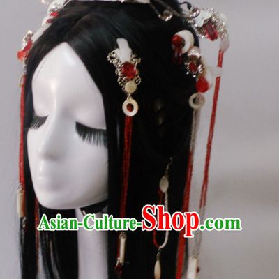 Chinese Classic Princess Fairy Headwear Crowns Hats Headpiece Hair Accessories Jewelry Set
