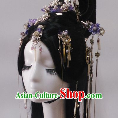 Chinese Classic Princess Headwear Crowns Hats Headpiece Hair Accessories Jewelry Set