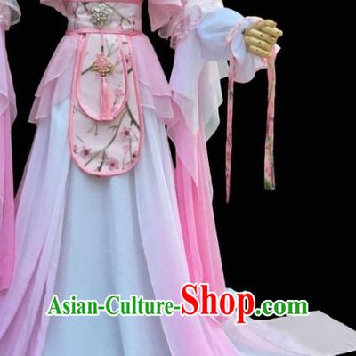 Chinese Traditional Princess Clothing Complete Set