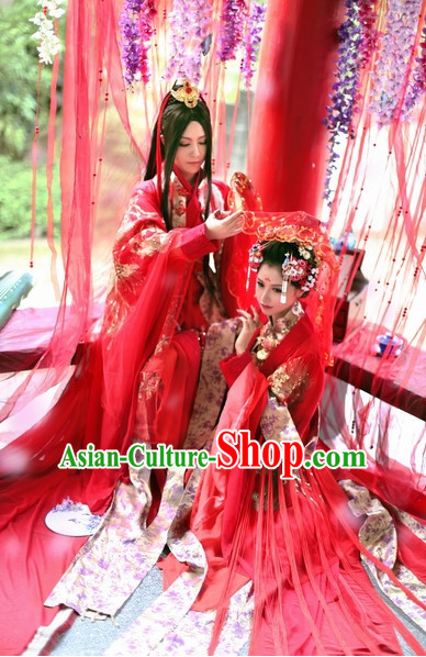 Top Chinese Ancient Costumes Theater and Reenactment Costumes and Headgear Complete Set for Women Top Chinese Ancient Costumes Theater and Reenactment Costumes and Headgear Complete Set for Women