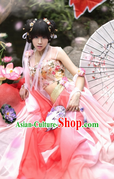 Top Chinese Ancient Costumes Theater and Reenactment Costumes and Headgear Complete Set for Women Top Chinese Ancient Costumes Theater and Reenactment Costumes and Headgear Complete Set for Women