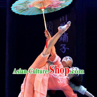 Asian Dance Umbrella China Handmade Classic Umbrellas Stage Performance Umbrella Dance Props