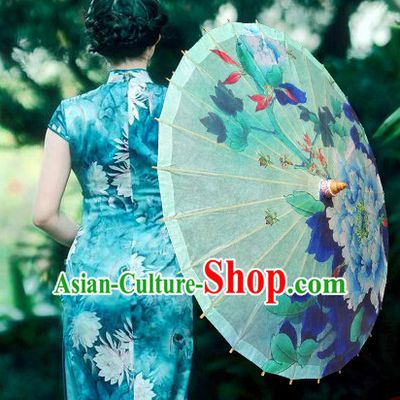 Asian Dance Umbrella China Handmade Classical Umbrellas Stage Performance Umbrella Dance Props