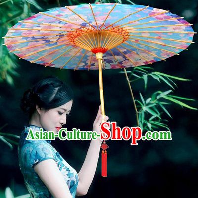 Asian Dance Umbrella Chinese Handmade Flower Umbrellas Stage Performance Umbrella Dance Props