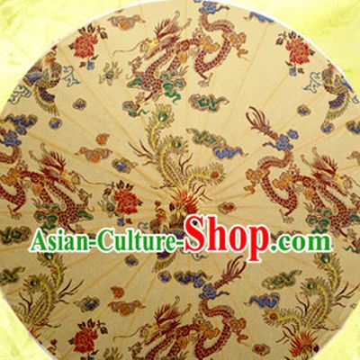 Traditional Rainproof Handmade Chinese Classic Phoenix Oil Paper Umbrellas China Dance Umbrella Stage Performance Umbrella Dancing Props