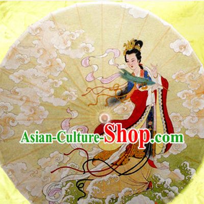 Traditional Rainproof Handmade Chinese Classic Oil Paper Umbrellas China Dance Umbrella Stage Performance Umbrella Dancing Props