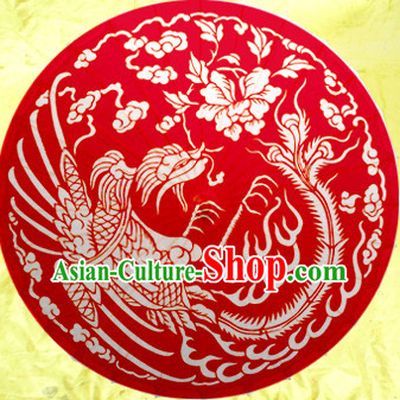 Traditional Rainproof Handmade Chinese Classic Oil Paper Umbrellas China Dance Umbrella Stage Performance Umbrella Dancing Props