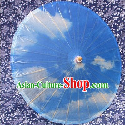 Traditional Rainproof Handmade Chinese Classic Oil Paper Umbrellas China Dance Umbrella Stage Performance Umbrella Dancing Props