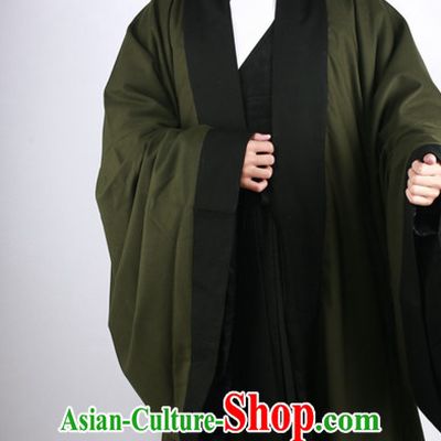 Chinese Scholar Ming Dynasty Han Fu Costumes Men Clothing Male Costume and Hat Complete Set