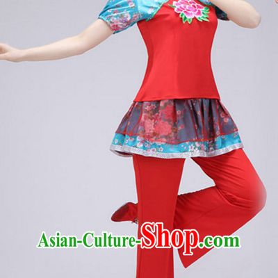 Chinese Fan Dance Costume Dance Costumes for Women