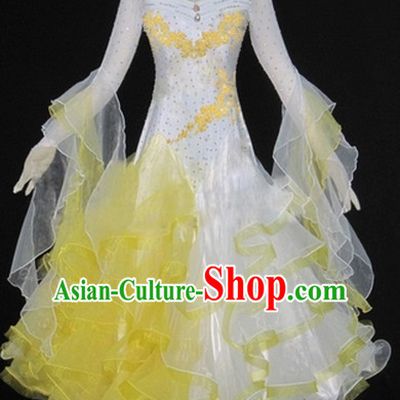 Chinese Ballroom Dance Costume Dance Costumes for Women