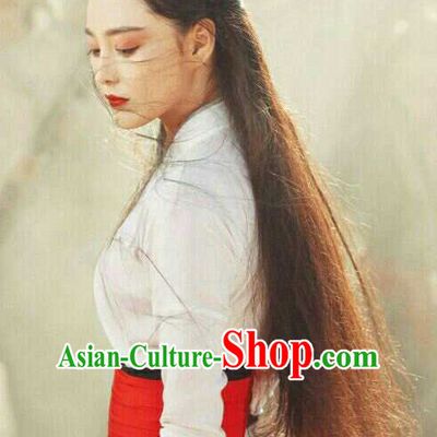 Chinese Classical Swordswoman Costume Complete Set