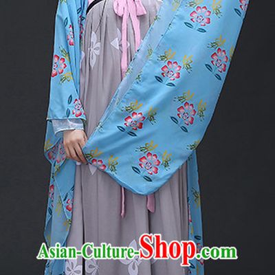 Chinese Tang Dynasty Women Clothing and Hair Ornaments Complete Set