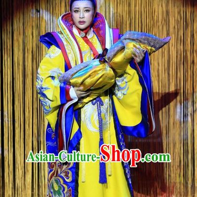China Ancient Tang Dynasty Dresses Only Female Emperor Wu Zetian Drama Stage Performance Women Costumes Traditional Clothing Complete Set