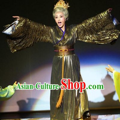 China Ancient Tang Dynasty Opera Costume Only Female Emperor Wu Zetian Stage Performance Women Opera Costumes Complete Set