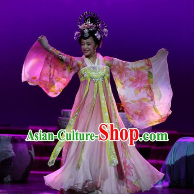 China Ancient Tang Dynasty Dresses Only Female Emperor Wu Zetian Drama Stage Performance Women Costumes Traditional Clothing Complete Set