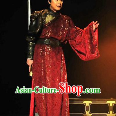 China Ancient Tang Dynasty General Minister Opera Costume Drama Stage Costumes Complete Set